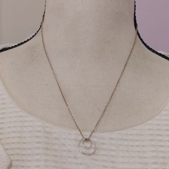 Jewelry - 925 LA I Am Thankful Your Path Crossed Mine Dainty Silver Necklace